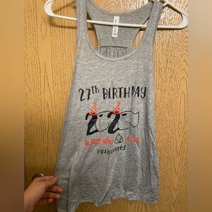27th birthday shirt + tank top
